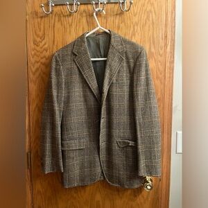 Stanley Blacker plaid blazer